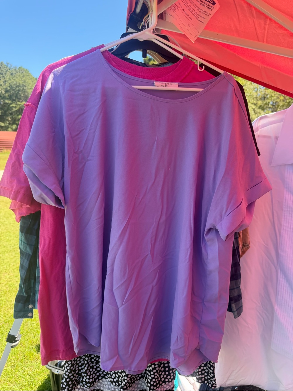 Zenana Outfitters Lavender Purple Short-Sleeve Tee